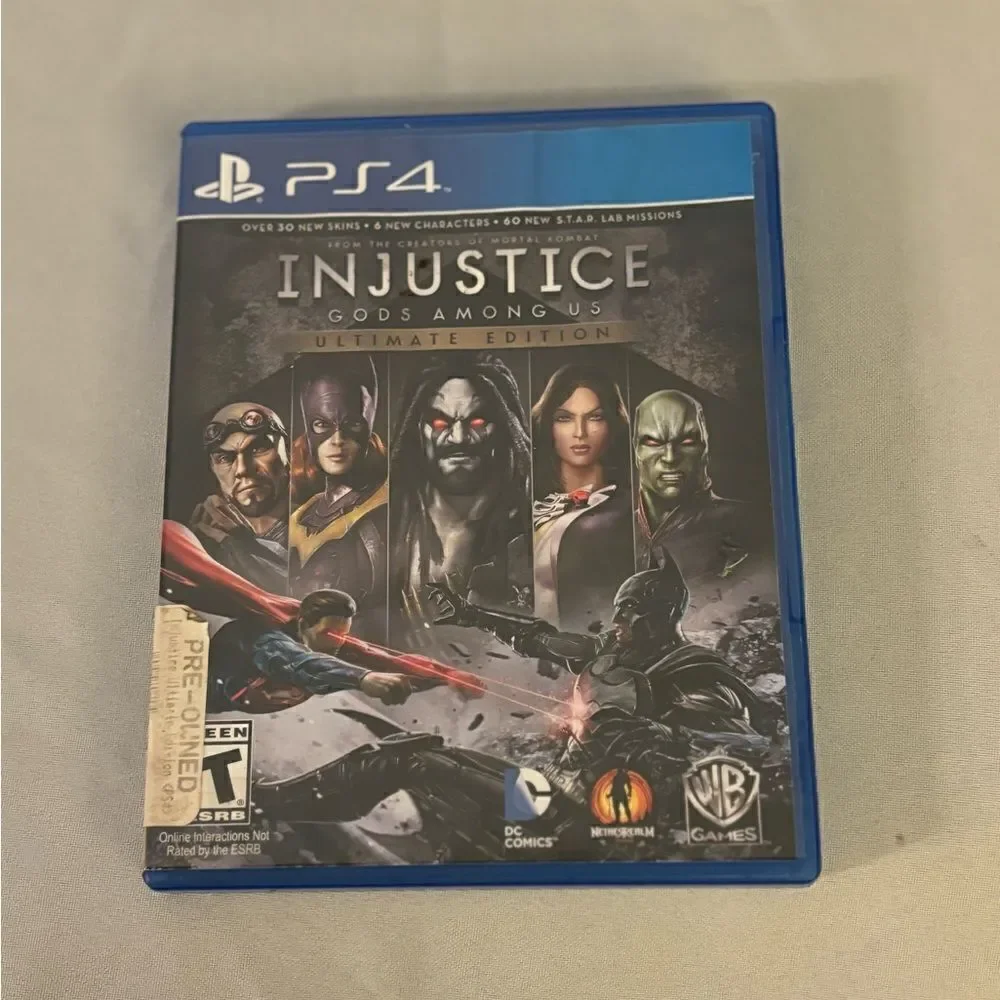 PS4 Injustice: Gods Among Us Video Game Rated T EPC
